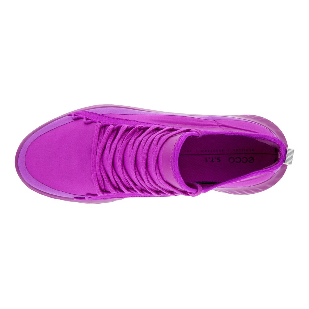 Womens Sneakers - ECCO St.1 Lite Athleisure - Purple - 0291CMANU